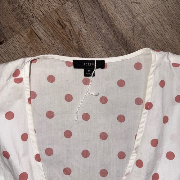 J. Crew • Puff Sleeve Cotton Poplin Wrap Dress - Picture 8 of 12